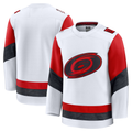 Perkns C.Hurricanes White Away Premium Stitched Jerseys