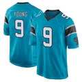 Perkns C.Panthers #9 Bryce Young Player Blue Game Stitched Jerseys