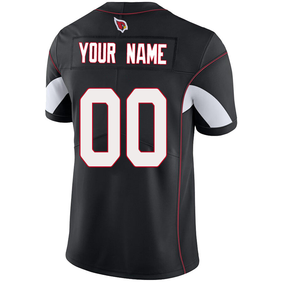 Perkns Custom A.Cardinals Black Vapor Untouchable Elite Stitched Jerseys