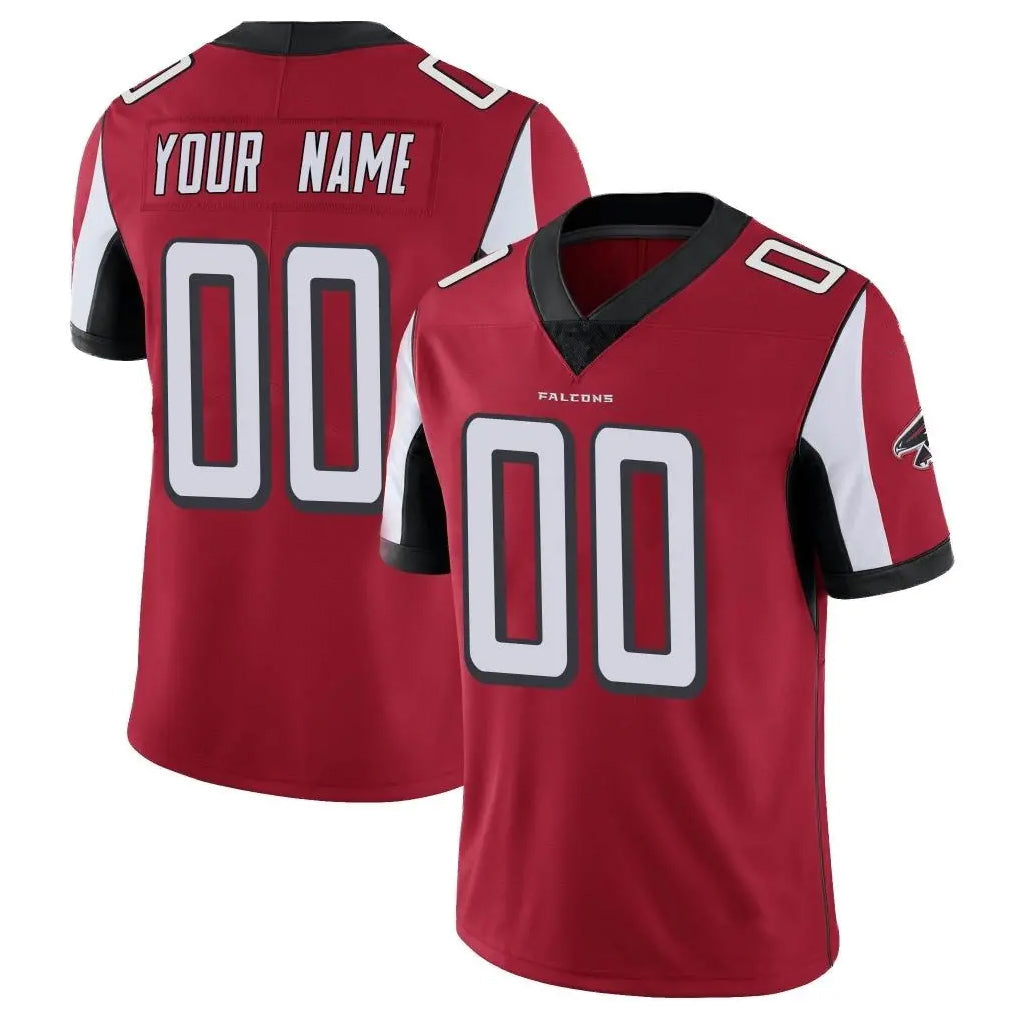 Perkns Custom A.Falcons Red Color Vapor Untouchable Limited Home Game Any Name & Numbers Stitched Jerseys