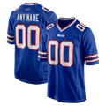 Perkns Custom B.Bills Royal Royal Game Stitched Jerseys