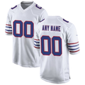Perkns Custom B.Bills White Alternate Game Stitched Jerseys