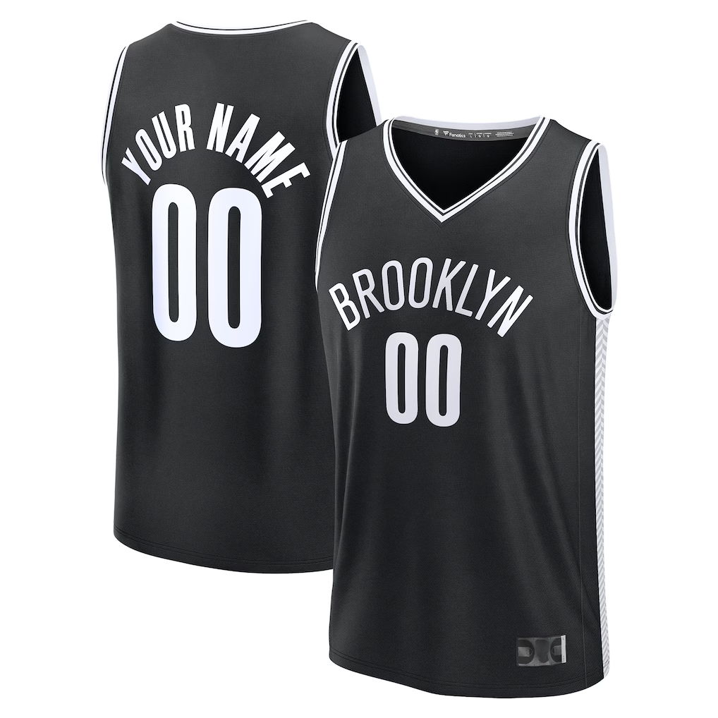 Perkns Custom B.Nets Black Fast Break Jerseys - Icon Edition