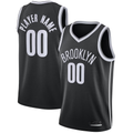 Perkns Custom B.Nets Black Swingman Jerseys - Icon Edition