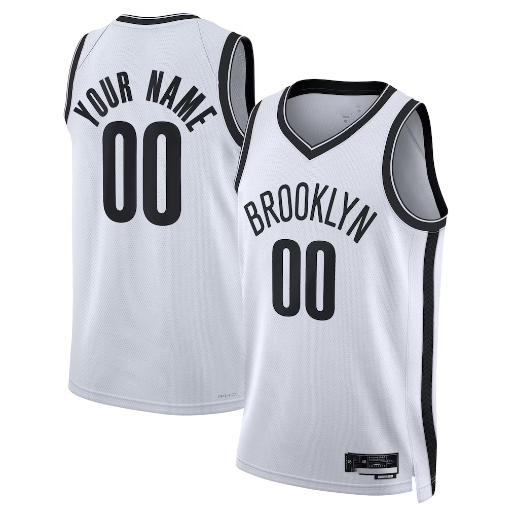 Perkns Custom B.Nets White Swingman Jerseys - Association Edition