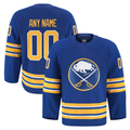 Perkns Custom B.Sabres Royal Home Authentic Pro Stitched Jerseys