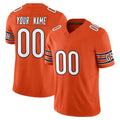 Perkns Custom C.Bears Orange Vapor F.U.S.E. Limited Home Game Any Name & Numbers Stitched Jerseys