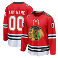 Perkns Custom C.Blackhawks Red Centennial Breakaway Jerseys