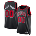 Perkns Custom C.Bulls Black 2022-23 Swingman Jerseys - Statement Edition