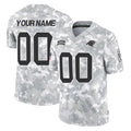 Perkns Custom C.Panthers Arctic Camo Salute to Service Limited Game Any Name & Numbers Stitched Jerseys