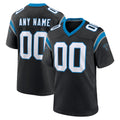 Perkns Custom C.Panthers Black Home Game Any Name & Numbers Stitched Jerseys