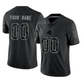 Perkns Custom C.Panthers Black Limited Reflective Game Any Name & Numbers Stitched Jerseys