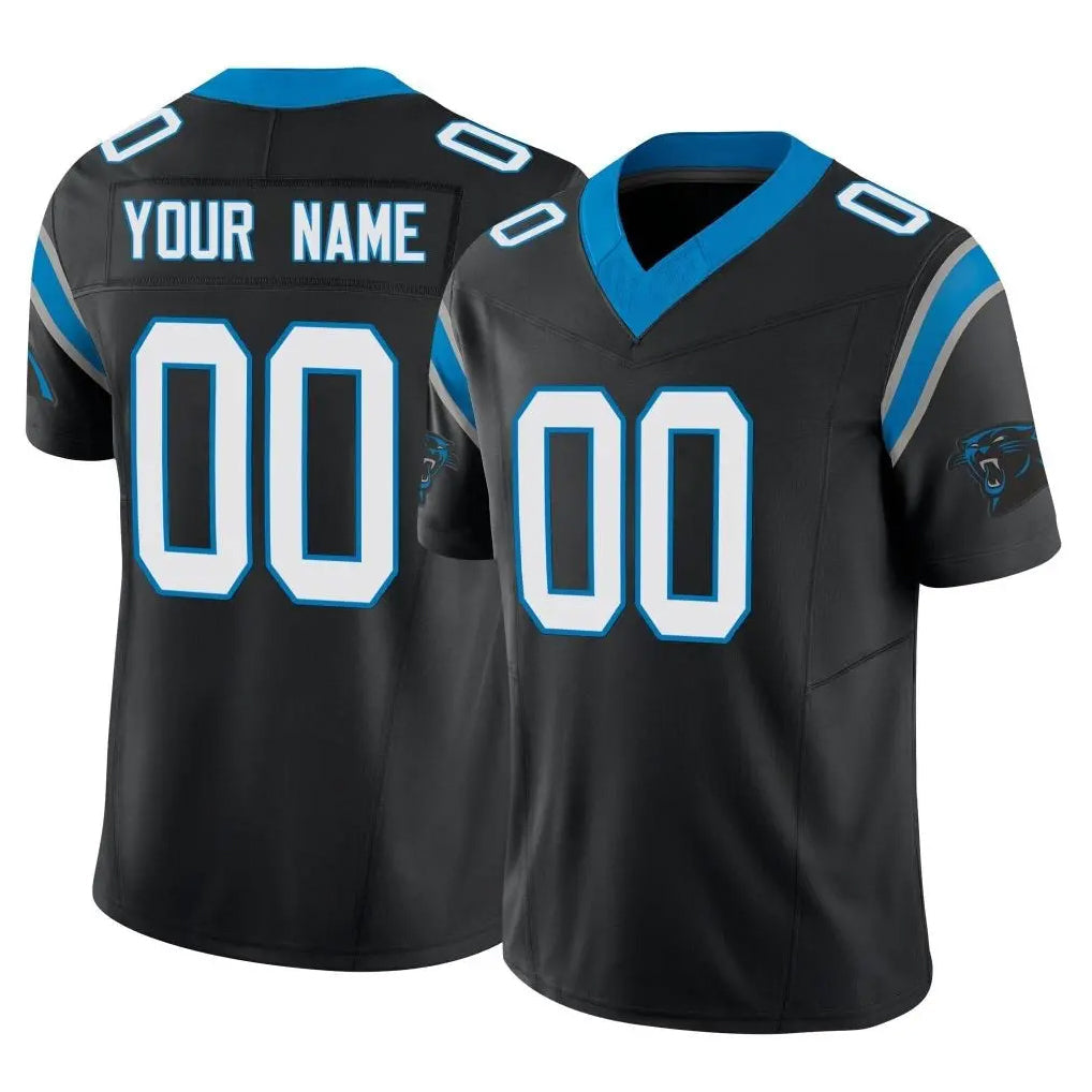 Perkns Custom C.Panthers Black Vapor F.U.S.E. Limited Home Game Any Name & Numbers Stitched Jerseys