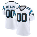 Perkns Custom C.Panthers White Home Game Any Name & Numbers Stitched Jerseys