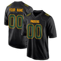 Perkns Custom GB.Packers Black Fashion Game Stitched Jerseys