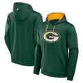 Perkns Custom GB.Packers Green Defender Pullover Hoodie Game Stitched Jerseys
