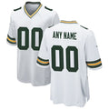Perkns Custom GB.Packers White Home Game Stitched Jerseys