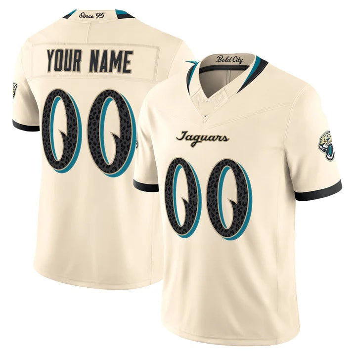 Perkns Custom J.Jaguars Natural 2026 Rivalries Vapor Limited Jersey - All Stitched