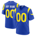 Perkns Custom LA.Rams Royal Game Stitched Jerseys
