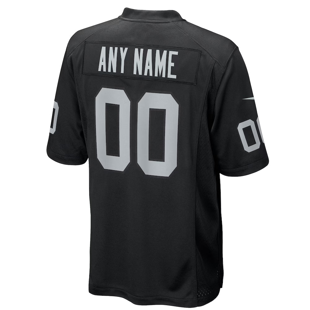 Perkns Custom LV.Raiders Black Home Game Stitched Jersey