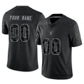 Perkns Custom LV.Raiders Black RFLCTV Limited Stitched Jerseys