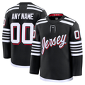 Perkns Custom N.Jersey Devils Black Alternate Premium Jerseys