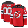 Perkns Custom N.Jersey Devils Red Home Premium Jerseys