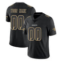 Perkns Custom NO.Saints Black Impact Limited Home Game Any Name & Numbers Stitched Jerseys