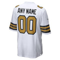 Perkns Custom NO.Saints White Alternate Game Stitched Jerseys