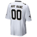 Perkns Custom NO.Saints White Home Game Stitched Jerseys