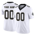 Perkns Custom NO.Saints White Limited Vapor F.U.S.E. Home Game Any Name & Numbers Stitched Jerseys