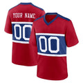 Perkns Custom NY.Giants Red Century Home Game Any Name & Numbers Stitched Jerseys