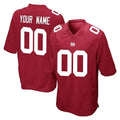 Perkns Custom NY.Giants Red Home Game Any Name & Numbers Stitched Jerseys