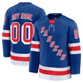 Perkns Custom NY.Rangers Royal Home Premium Jerseys