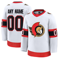 Perkns Custom O.Senators White Away Premium Jerseys