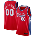 Perkns Custom P.76ers Red Swingman Jerseys - Statement Edition