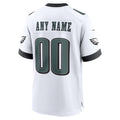 Perkns Custom P.Eagles White Stitched Home Game Stitched Jerseys