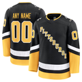 Perkns Custom P.Penguins Black Alternate Premium Jerseys