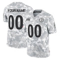Perkns Custom P.Steelers Arctic Camo Limited Salute To Service Home Game Any Name & Numbers Stitched Jerseys