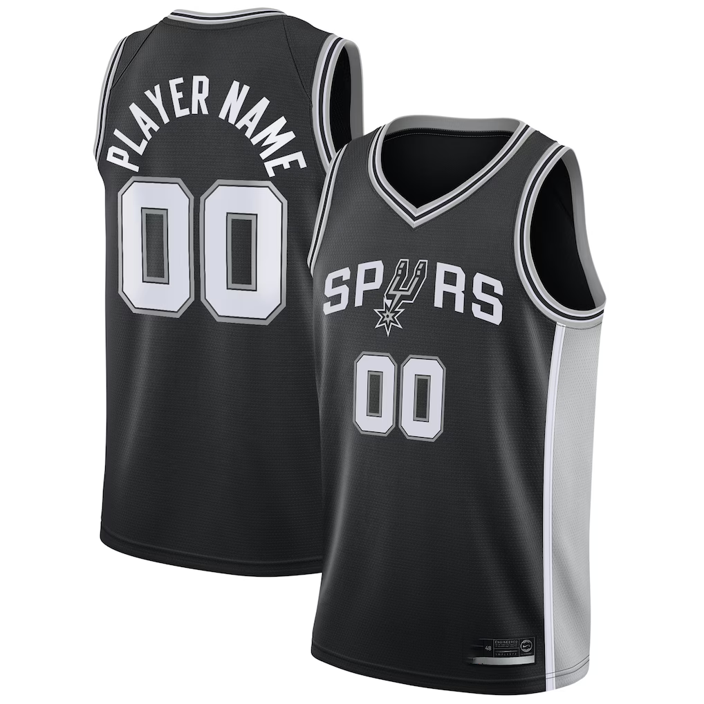 Perkns Custom SA.Spurs Black Swingman Jerseys - Icon Edition