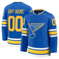 Perkns Custom St.L.Blues Blue Home Premium Jerseys