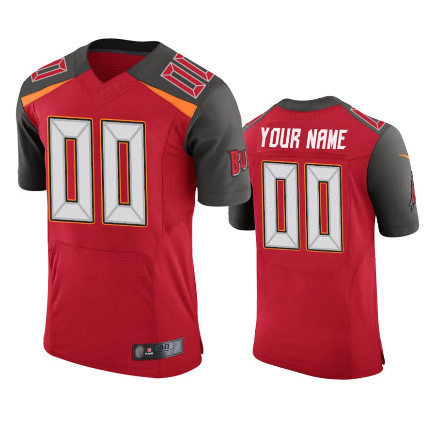 Perkns Custom TB.Buccaneers Red Game Stitched Jerseys