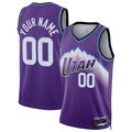 Perkns Custom U.Jazz Purple Swingman Jerseys - Icon Edition