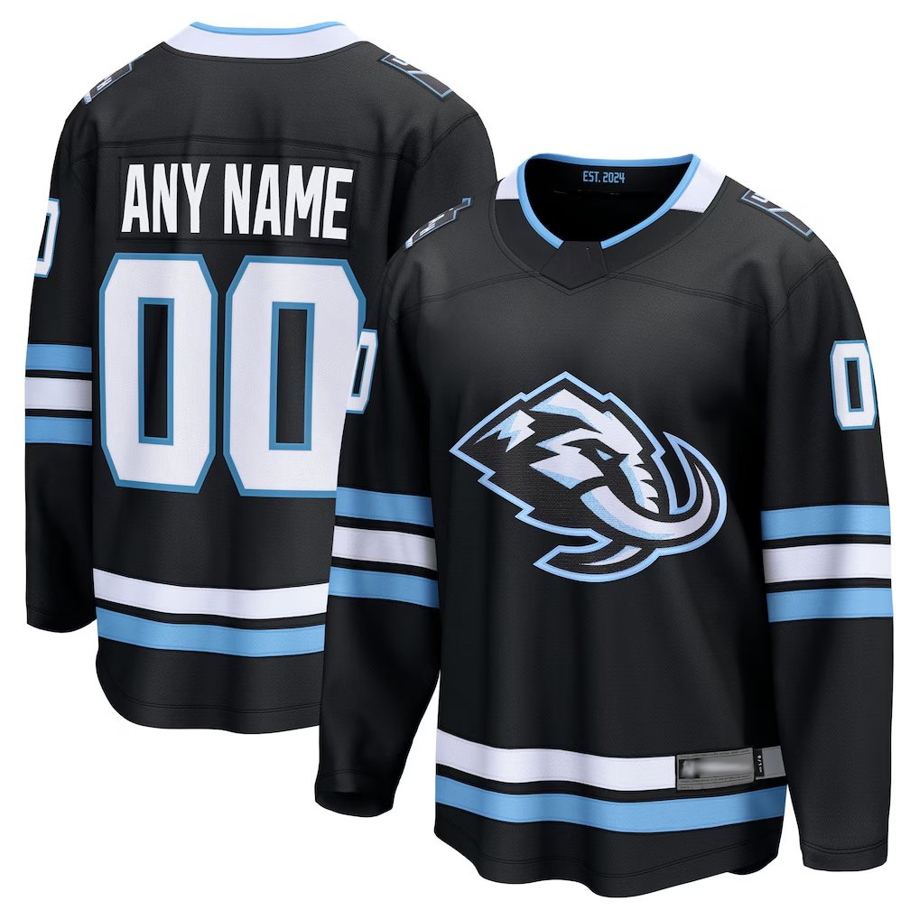 Perkns Custom U.Mammoth Black Home Breakaway Jerseys