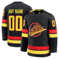 Perkns Custom V.Canucks Black Alternate Premium Jerseys
