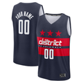Perkns Custom W.Wizards Navy Fast Break Jerseys - Statement Edition