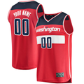 Perkns Custom W.Wizards Red Fast Break Replica Jerseys - Icon Edition