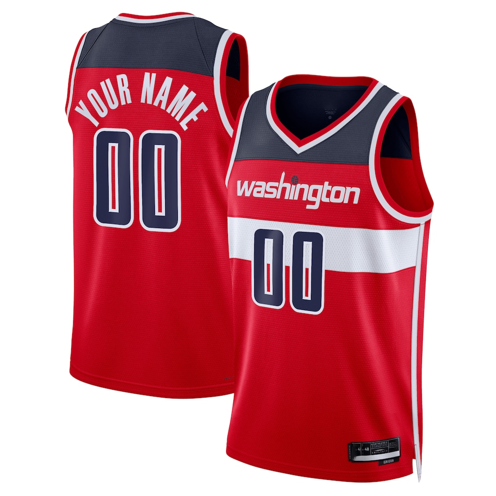 Perkns Custom W.Wizards Red Swingman Jerseys - Icon Edition