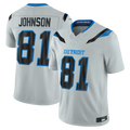 Perkns D.Lions #81 Calvin Johnson Silver 2026 Rivalries Collection Limited Stitched Jerseys