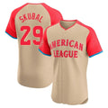 Perkns D.Tigers #29 Tarik Skubal Player Cream American League All-Star Limited Elite Home Stitched Jerseys